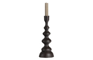BePureHome Kovový svícen TWISTED bronz 28cm