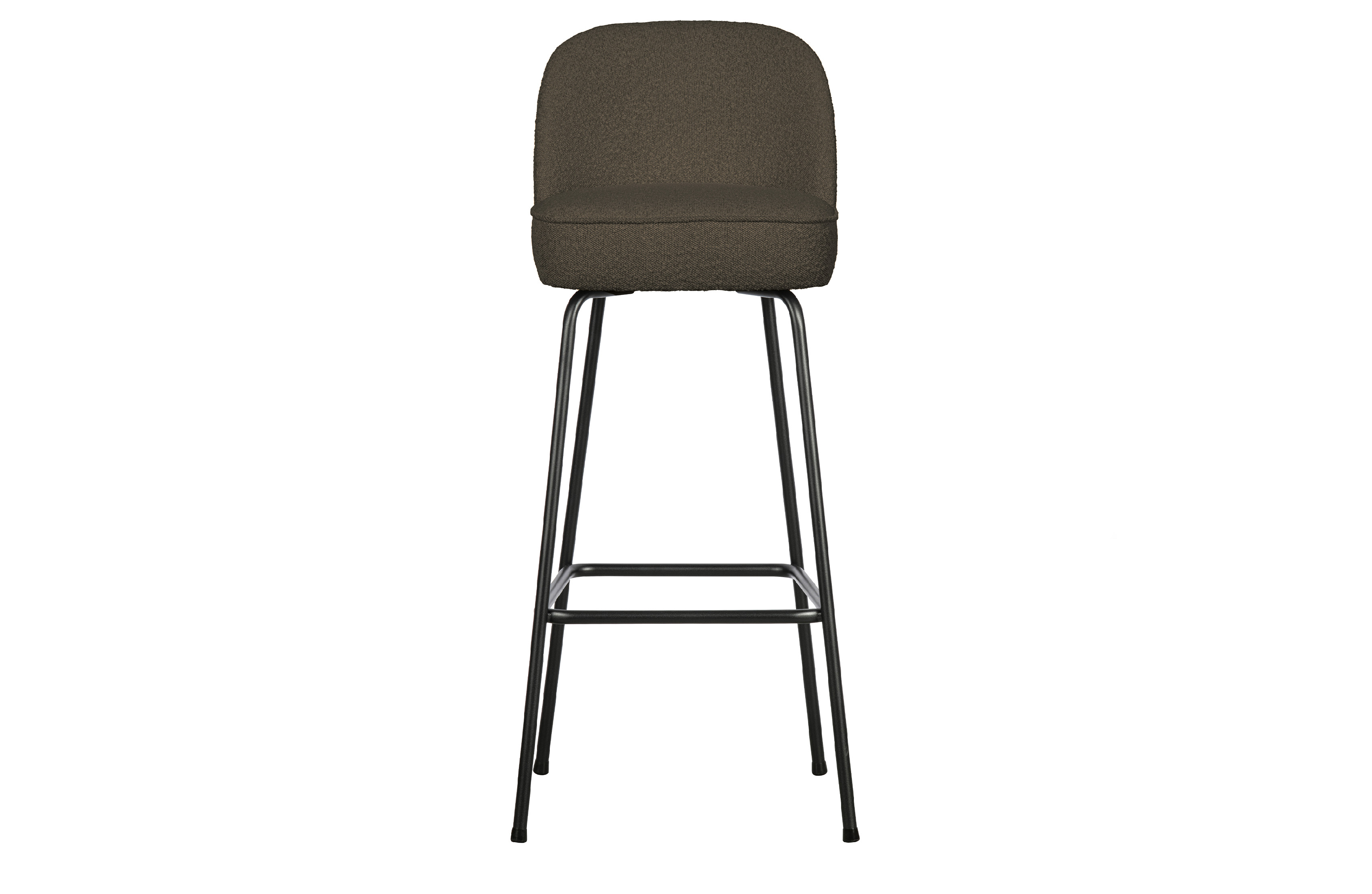 BePureHome Barová židle VOGUE zelená bouclé 80 cm