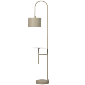 BePureHome Stojací lampa BLACKOUT krémová