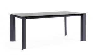 BIZZOTTO Zahradní jídelní stůl OTAVIO 180x95 cm antracit