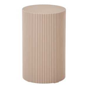 House Nordic Odkládací stolek FARENSE ø30 cm šedobéžový