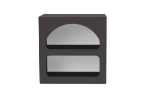 Kalune design Odkládací stolek LORIN antracitový