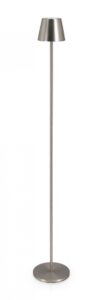 BIZZOTTO Zahradní LED lampa ETNA 115cm stříbrná