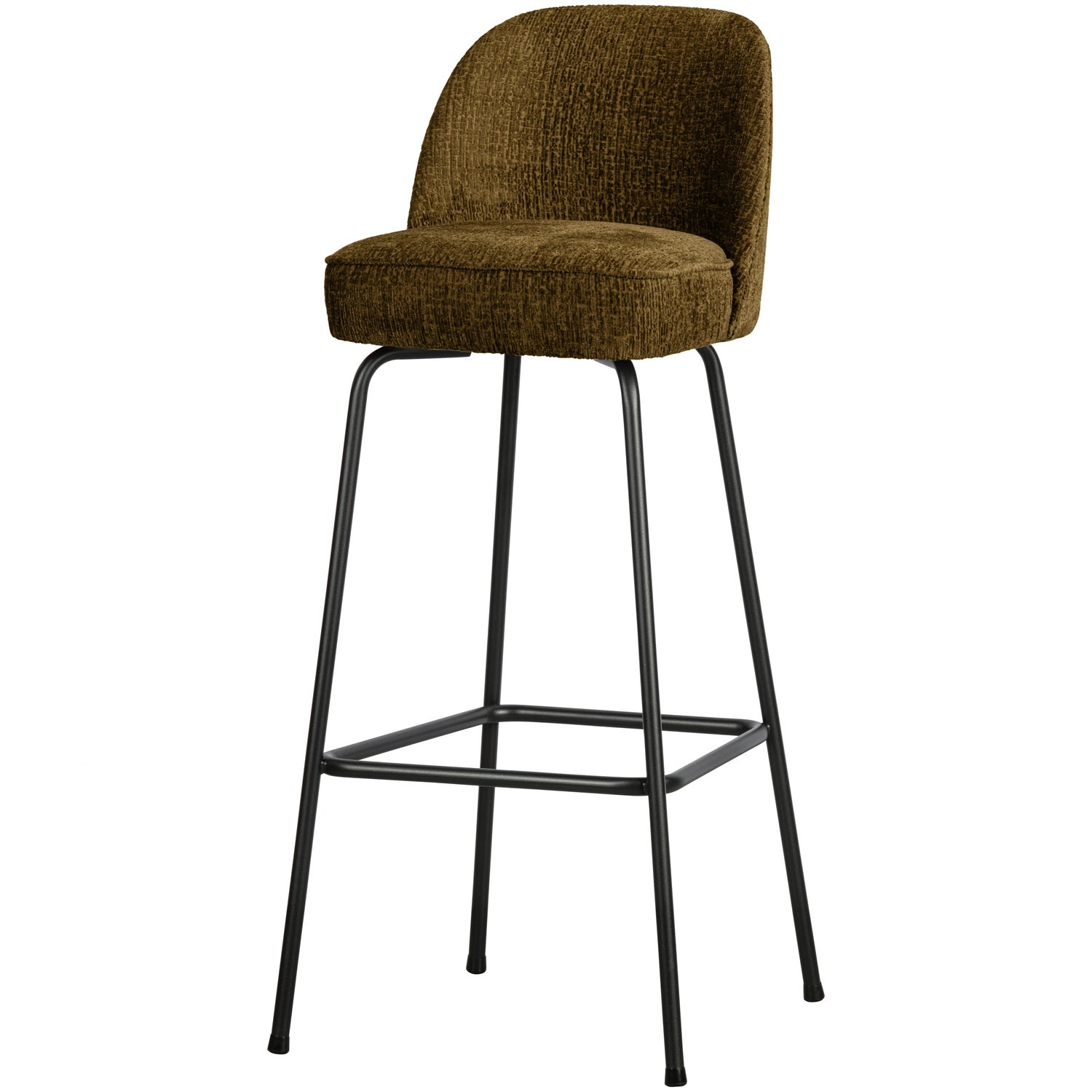 WOOOD Barová židle VOGUE samet mosaz 79 cm