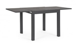 BIZZOTTO Rozkládací zahradní stůl CLIV antracitový