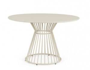 BIZZOTTO Zahradní stůl AUSTIN ø120 cm krémový