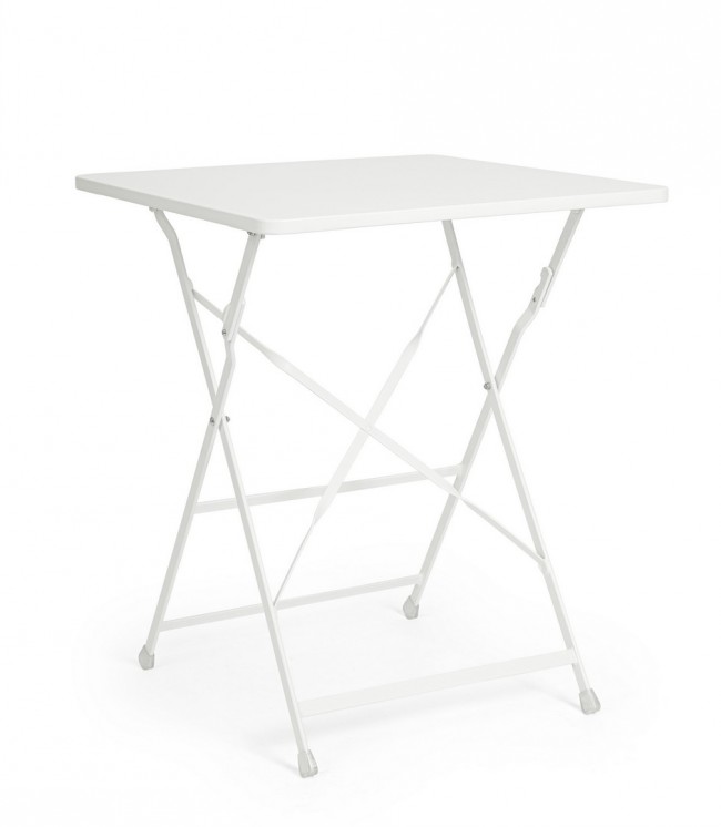 BIZZOTTO Zahradní skládací stůl YASMIN 60x60 cm bílý