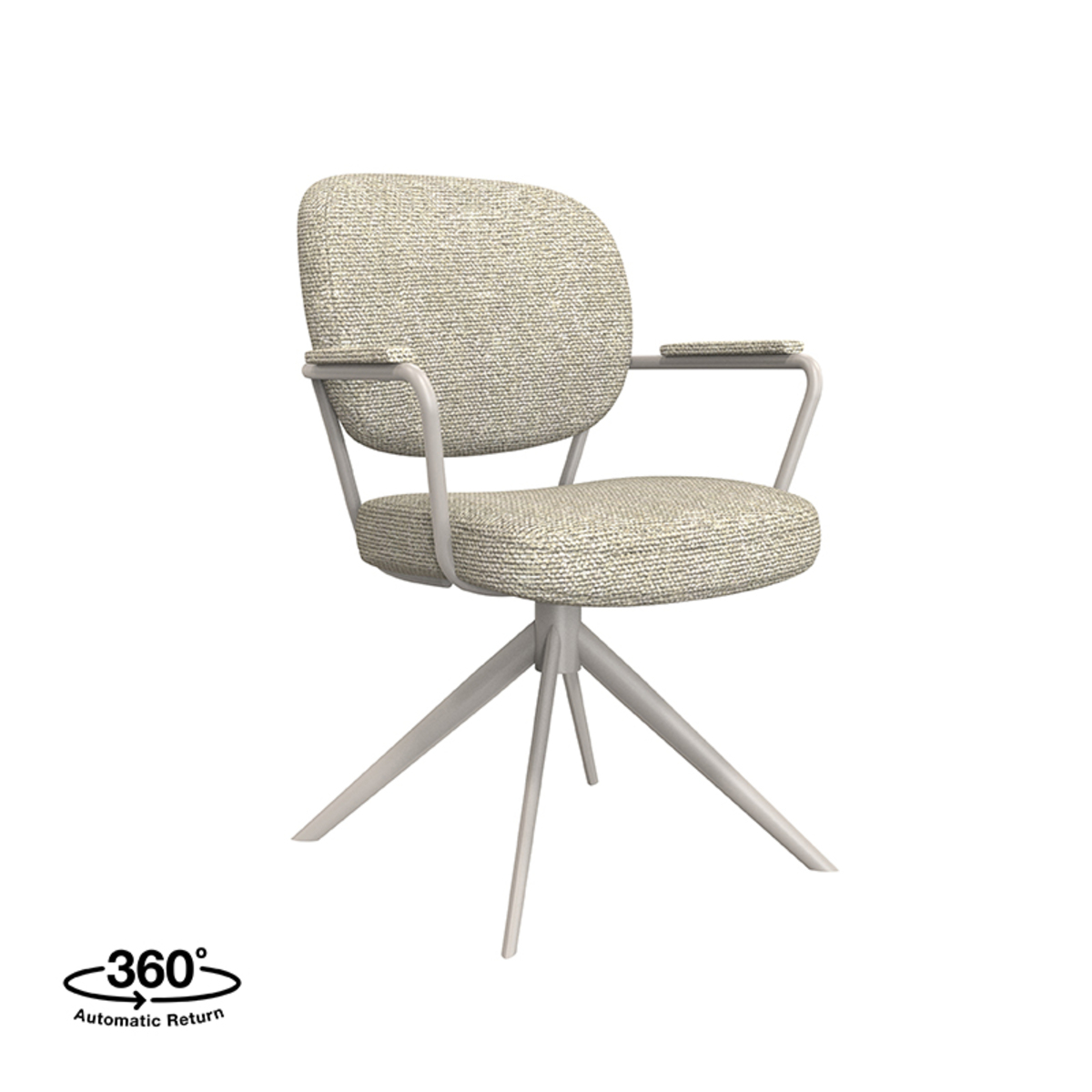 LABEL51 Jídelní židle BASEL světlá