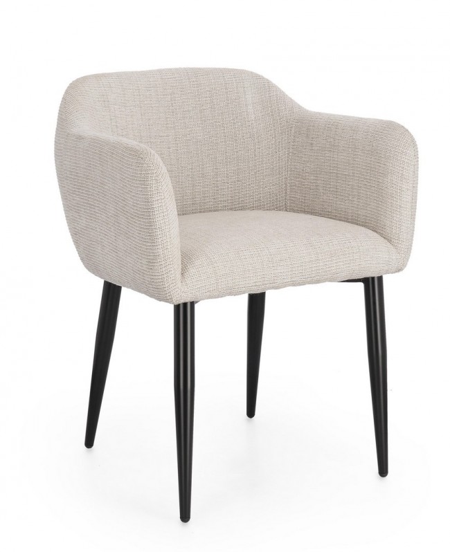 BIZZOTTO Křeslo KATI krémové