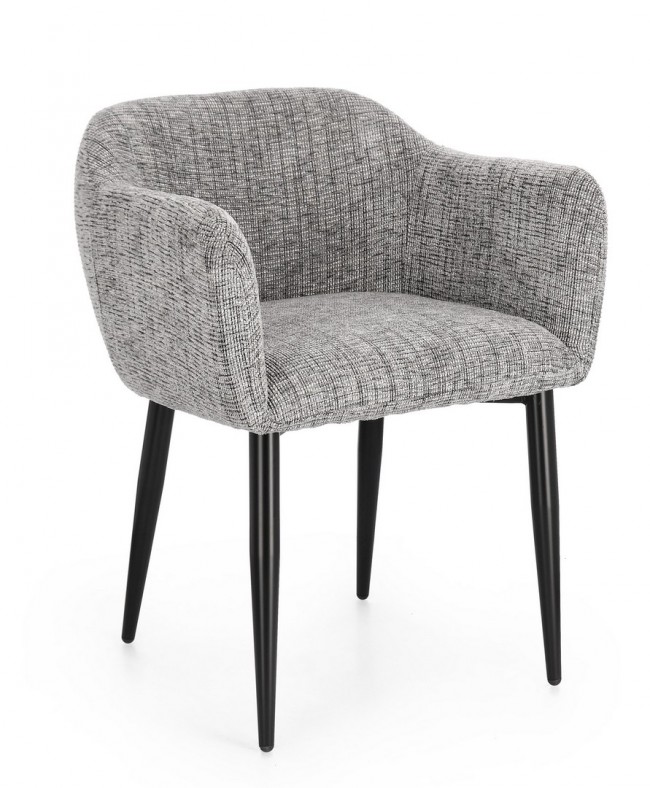 BIZZOTTO Křeslo KATI šedé