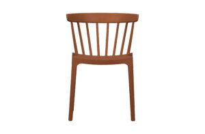 WOOOD Plastová jídelní židle BLISS terracota