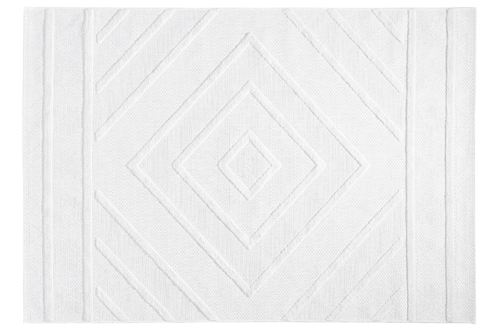CONCEPTUM HYPNOSE Koberec SILVA bílý 80x150cm čtverce