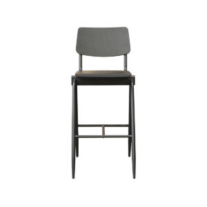 LABEL51 Barová židle SOLID černá