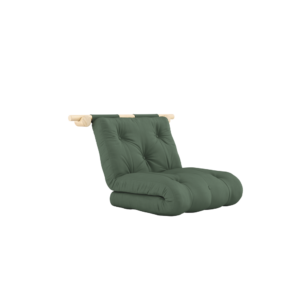 KARUP DESIGN Rozkládací křeslo HOOKED olivově zelené
