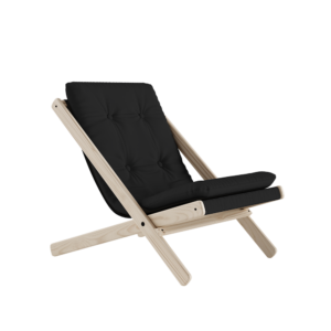 KARUP Skládací křeslo BOOGIE s tmavě šedým potahem