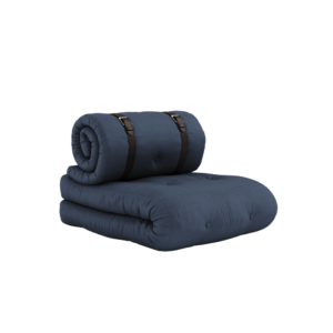 KARUP DESIGN Rozkládací křeslo BUCKLE UP námořnicky modré