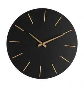BIZZOTTO Nástěnné hodiny TIMELINE černé 40 cm