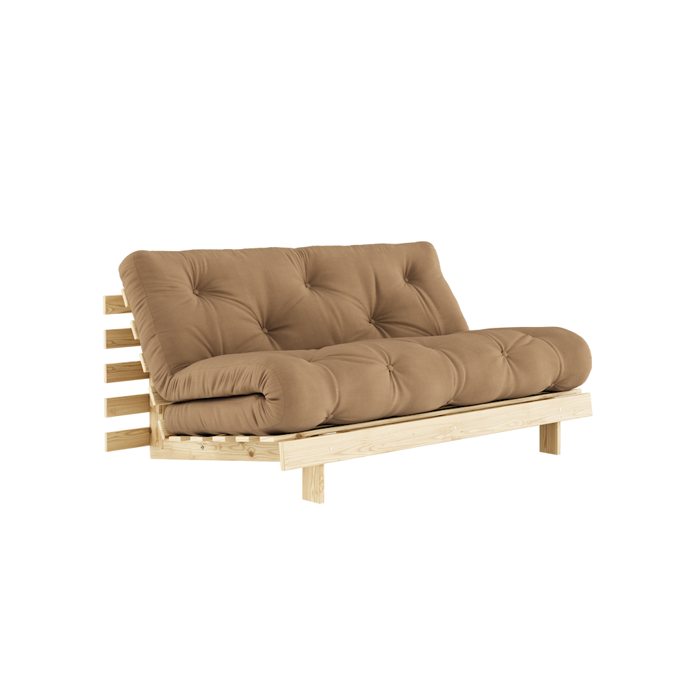 KARUP DESIGN Mocca rozkládací pohovka ROOTS s konstrukcí ze světlého dřeva 160x200 cm