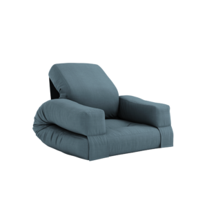 KARUP DESIGN Rozkládací dětské křesílko MINI HIPPO petrolejově modré