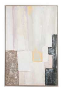 BIZZOTTO Obraz v rámu 120 x 80 cm šedo-béžový