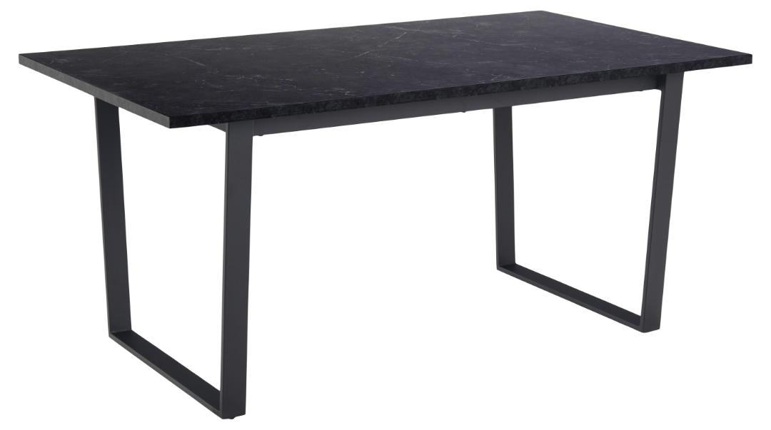 ACTONA Jídelní stůl AMBLE černý 160x90 cm