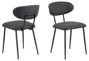 ACTONA GROUP Jídelní židle DENISE tmavě šedá